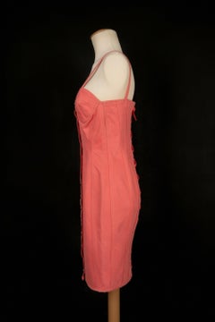 Jean-Paul Gaultier Pink Cotton Dress