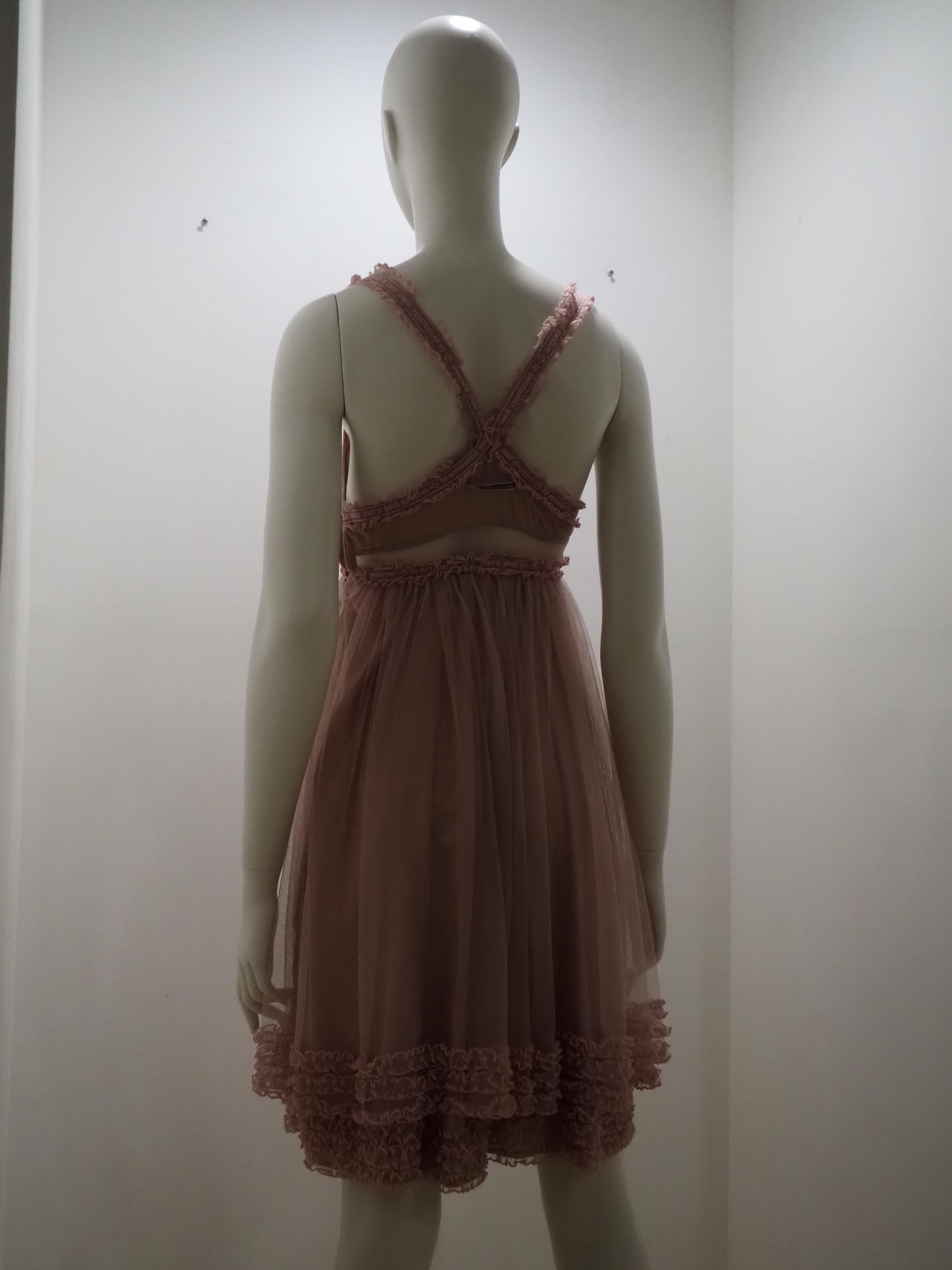 Jean Paul Gaultier pink dress 5