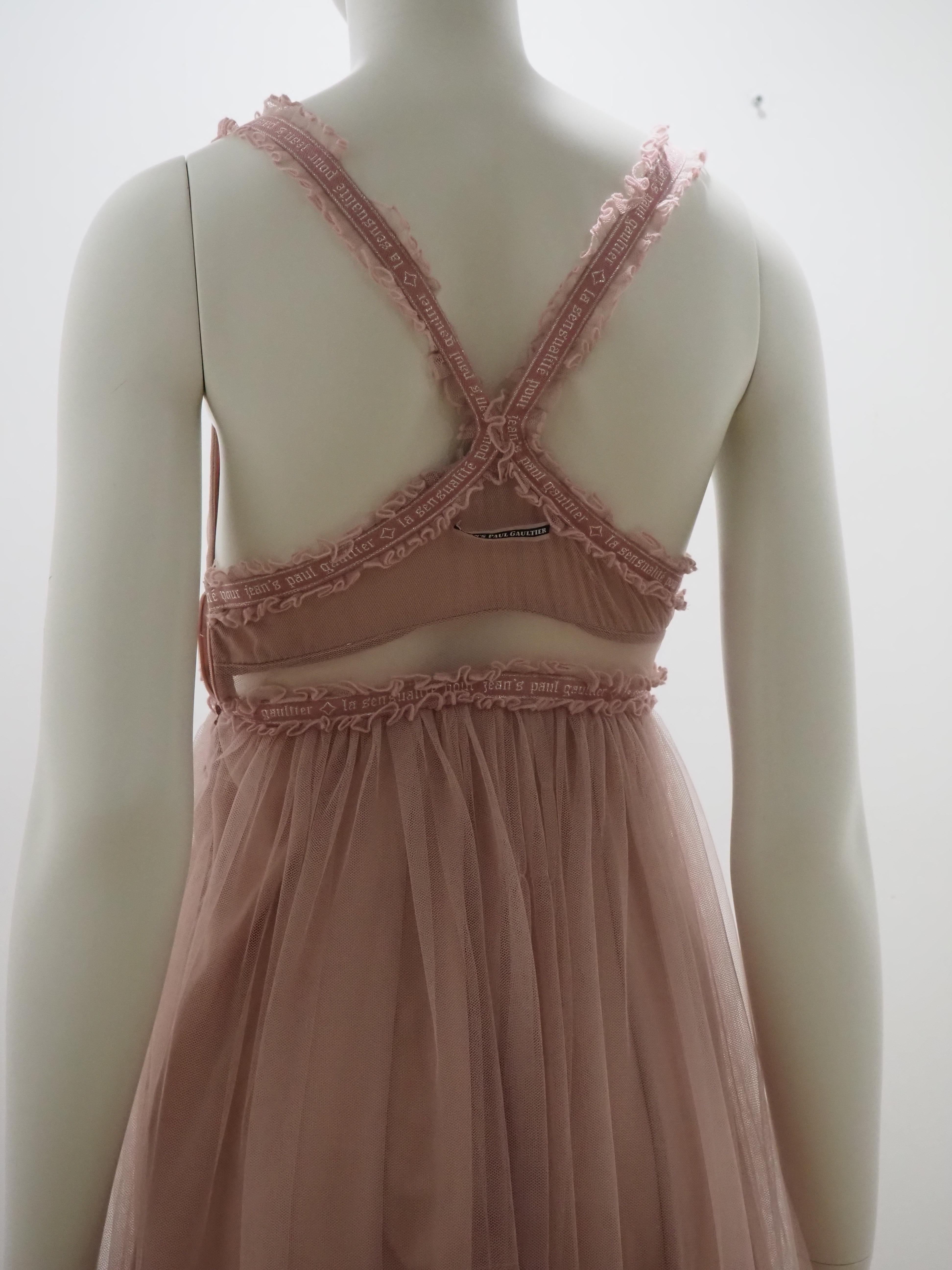 Jean Paul Gaultier pink dress 6