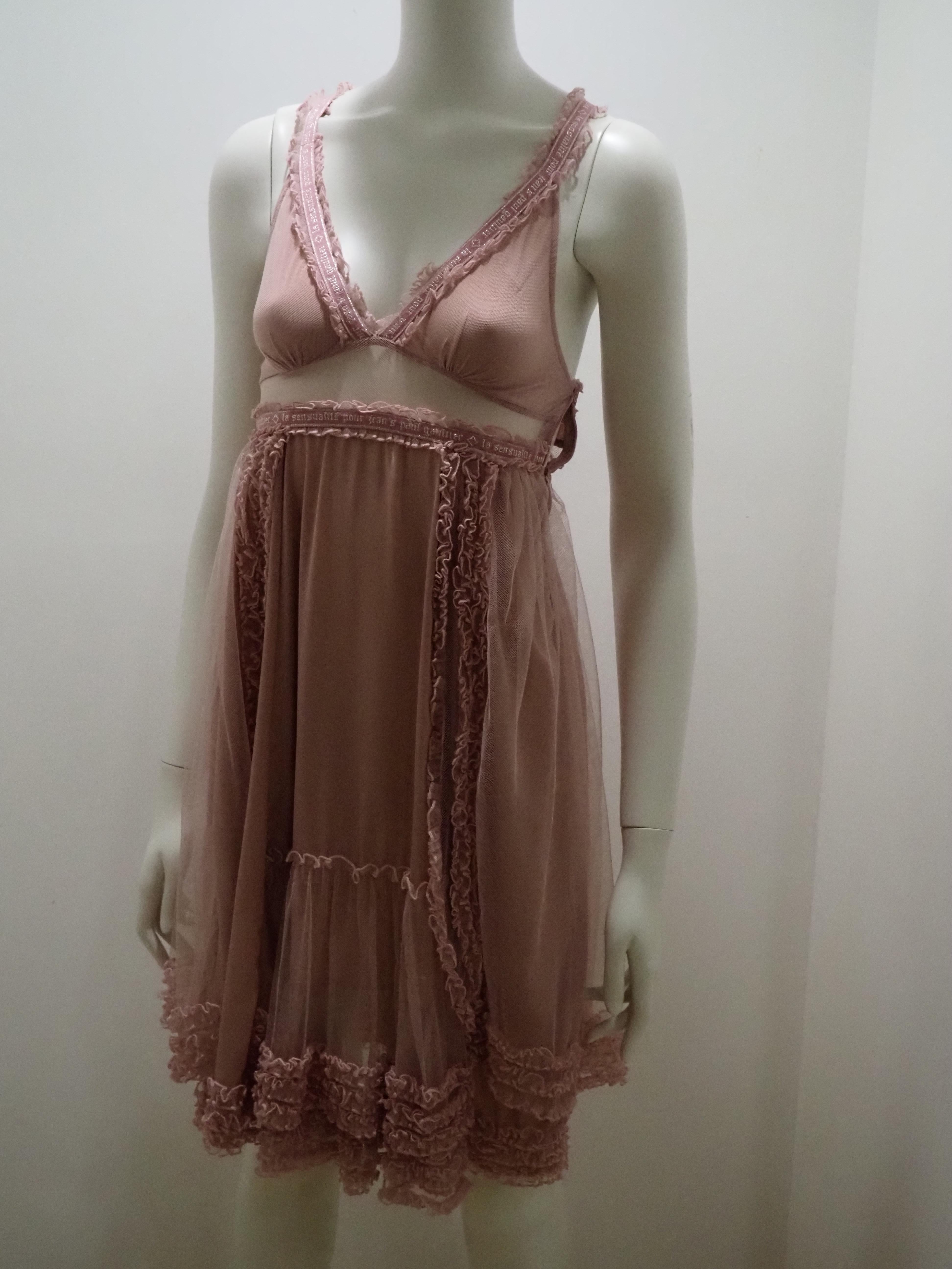 Jean Paul Gaultier pink dress 10