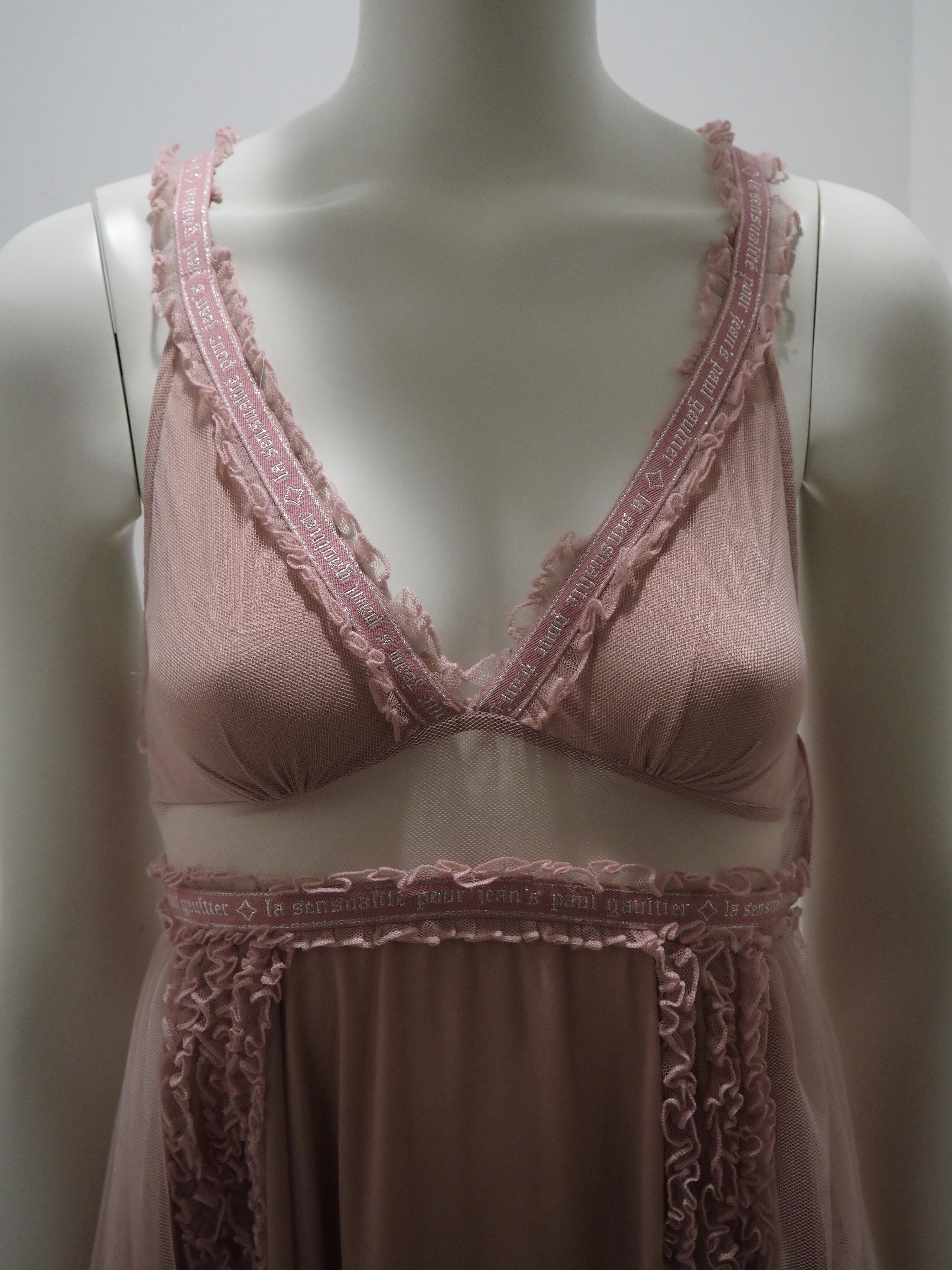 Jean Paul Gaultier pink dress
size 38