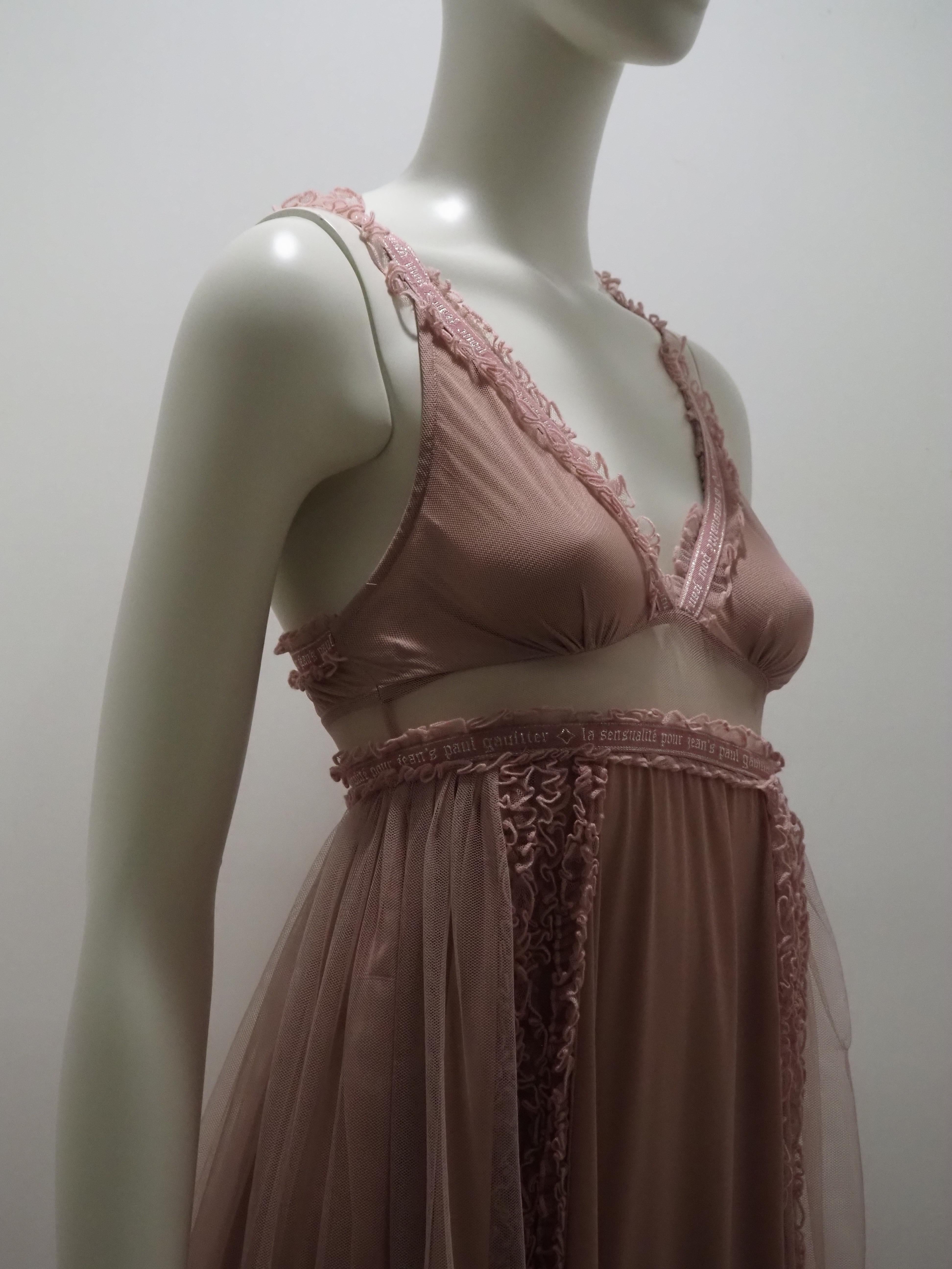 Women's Jean Paul Gaultier pink dress