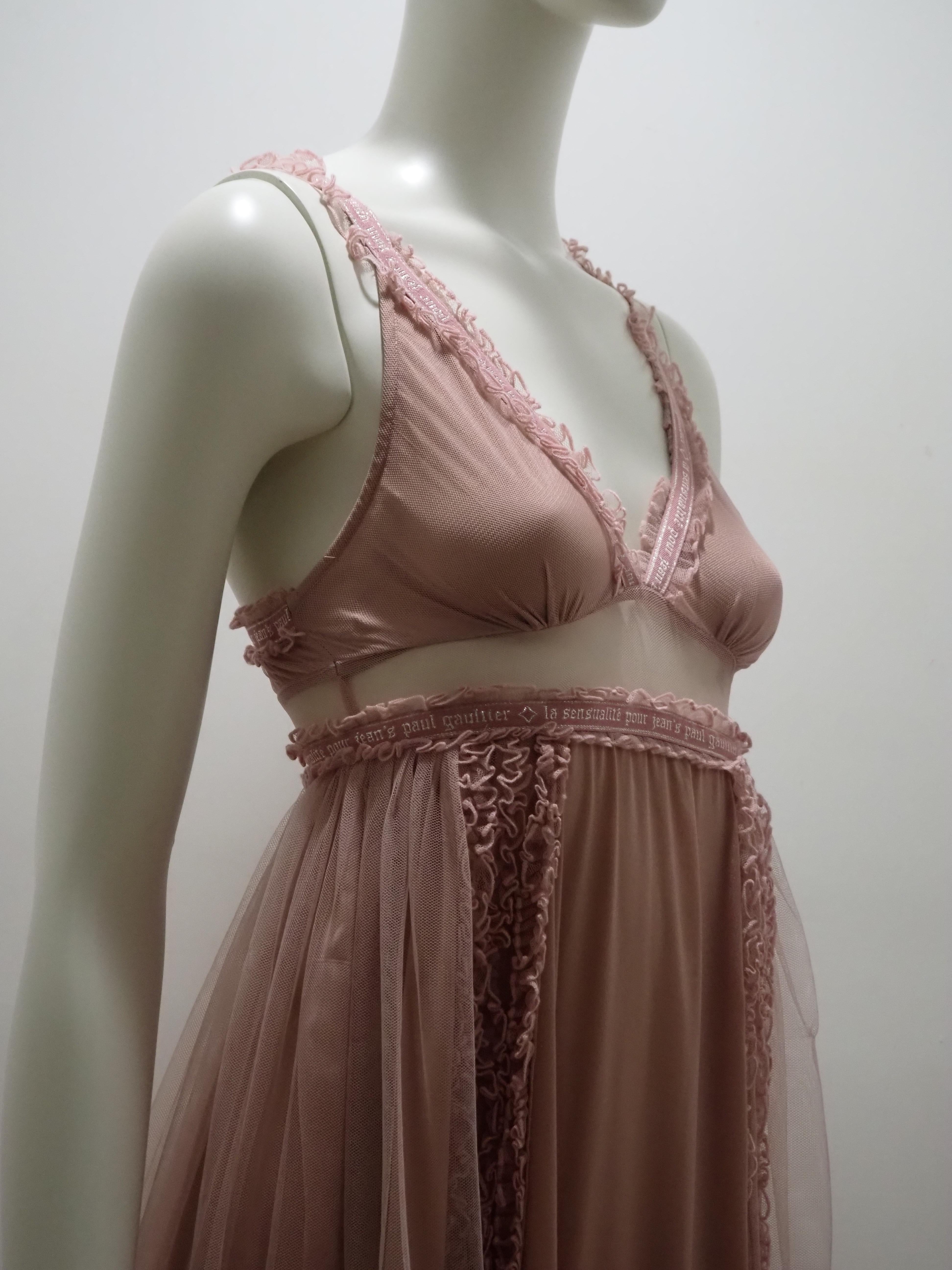 Jean Paul Gaultier pink dress 1