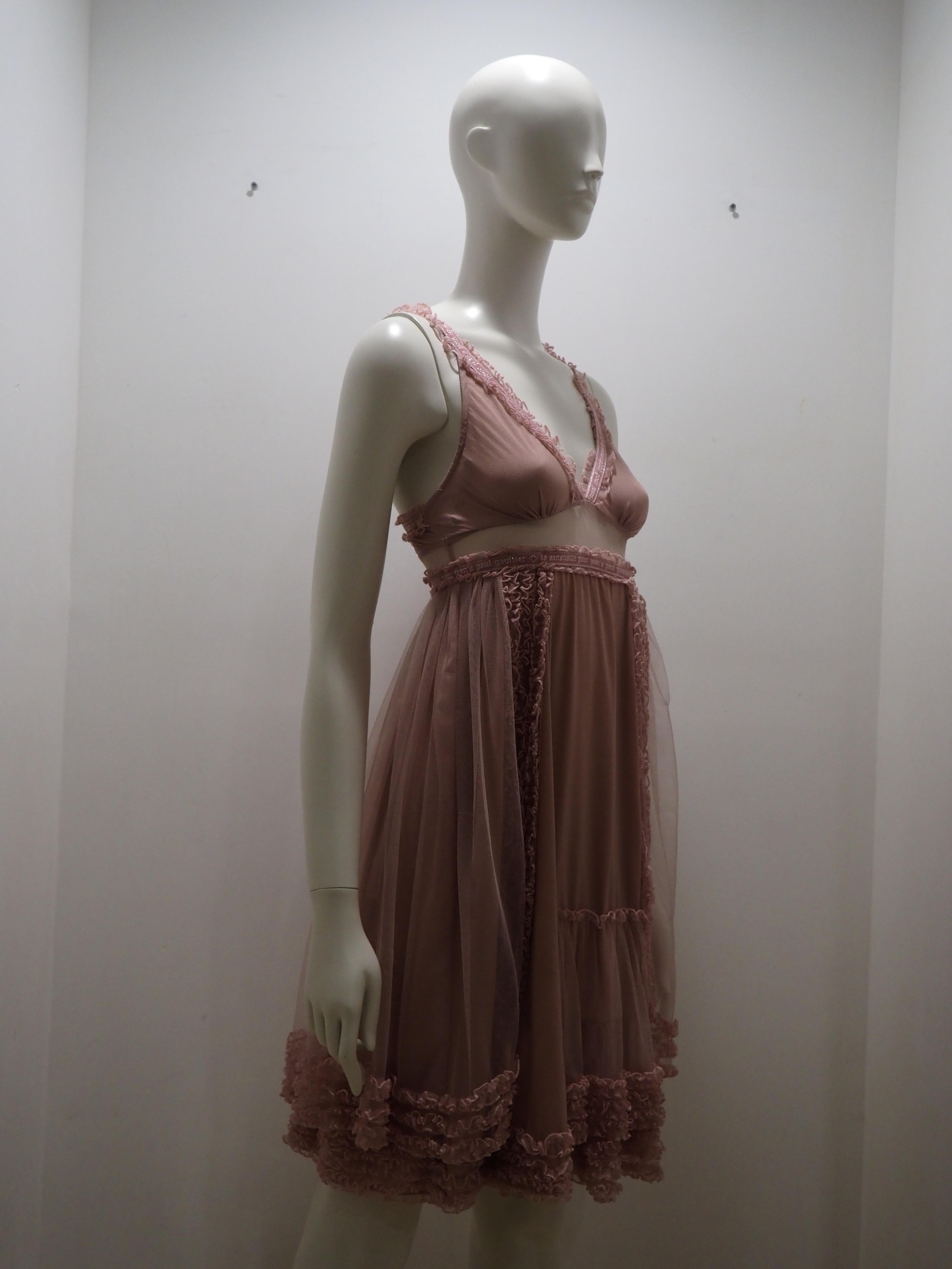 Jean Paul Gaultier pink dress 2