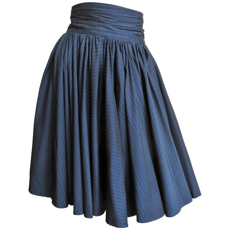 JEAN PAUL GAULTIER pinstripe skirt