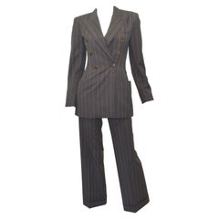 Jean Paul Gaultier Pinstripe Jacket and Pants Suit Set