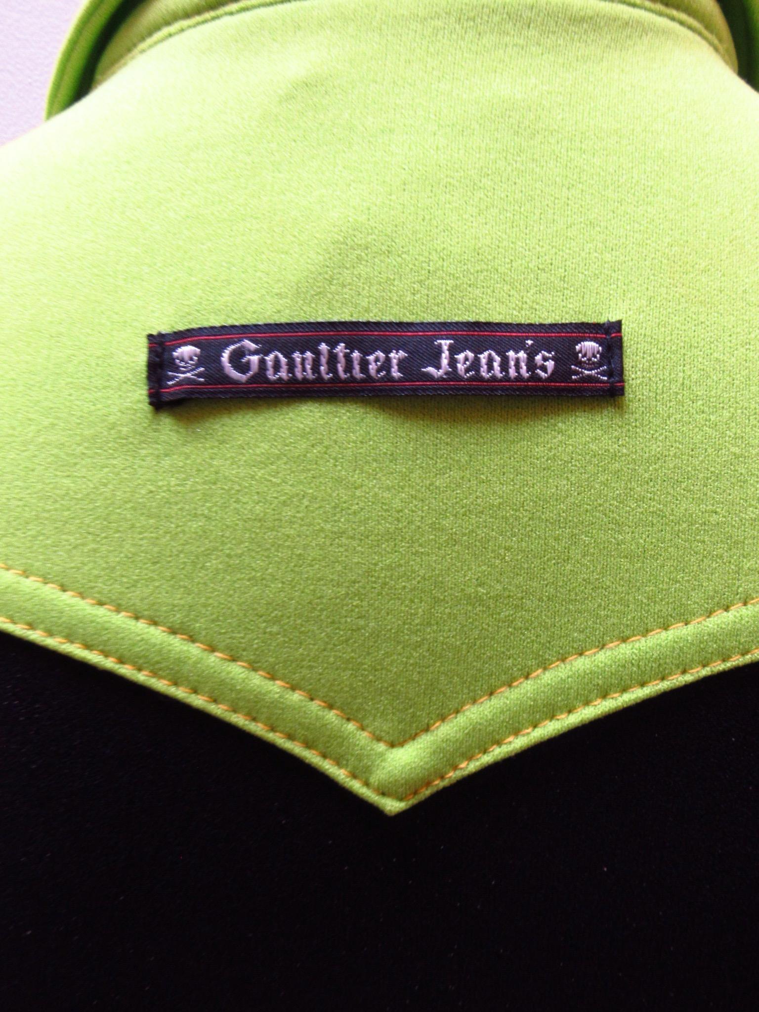 Women's Jean Paul Gaultier Polyamide Short-Sleeved Top For Sale