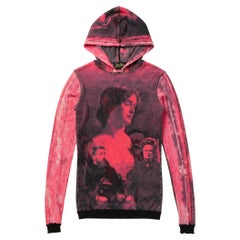 JEAN PAUL GAULTIER Printed mesh Hoodie FW 2003