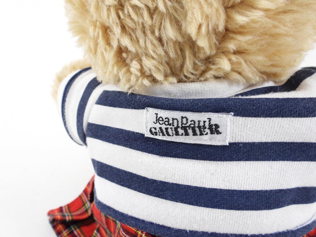 Jean Paul Gaultier Punk Rock New Soft Stuffed Toy Plush Sailor Marine Teddy Bear In New Condition For Sale In PARIS, FR