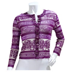 Top a rete viola di Jean Paul Gaultier