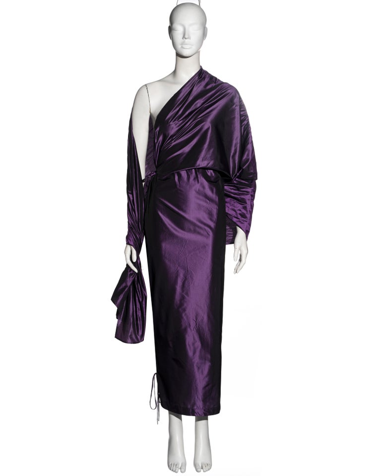 jean paul gaultier purple dress Continuing the Couture walk down memory lane of this photoshoot 12 hours  after this magic dress by Haider Ackermann walked the Jean Paul Gaultier  Couture runway, we did this , Full look