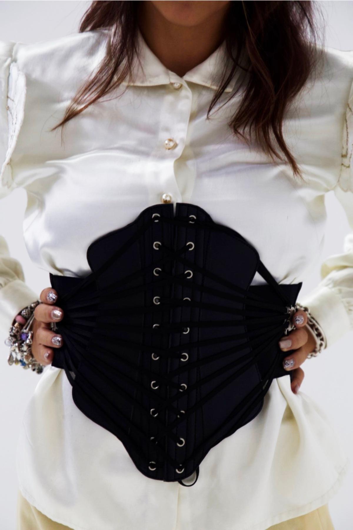 Jean Paul Gaultier RARE Leather Corset Belt In Good Condition In Milano, IT