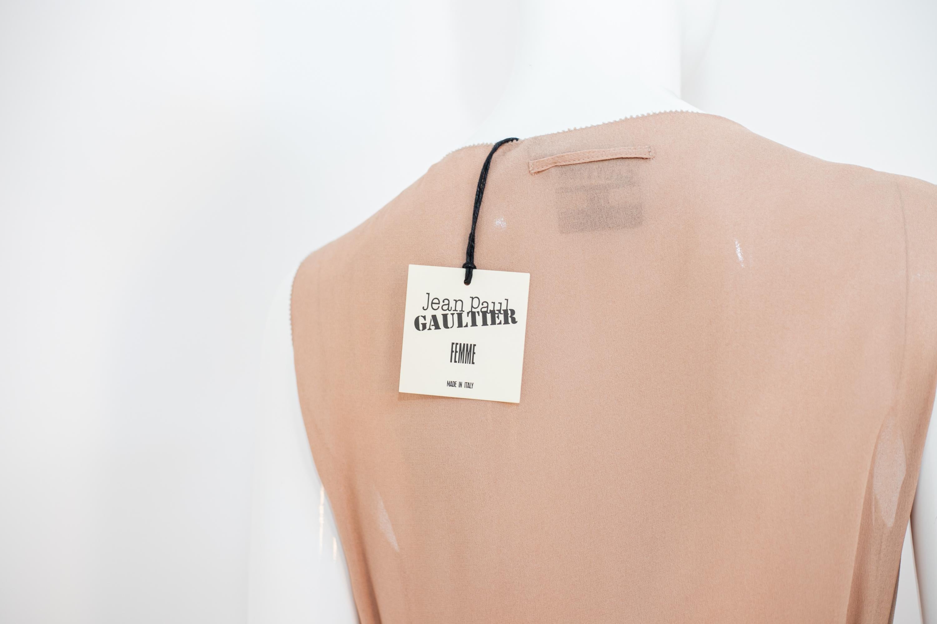 Jean Paul Gaultier Rare Abito da sera con gioielli decorativi in vendita 1