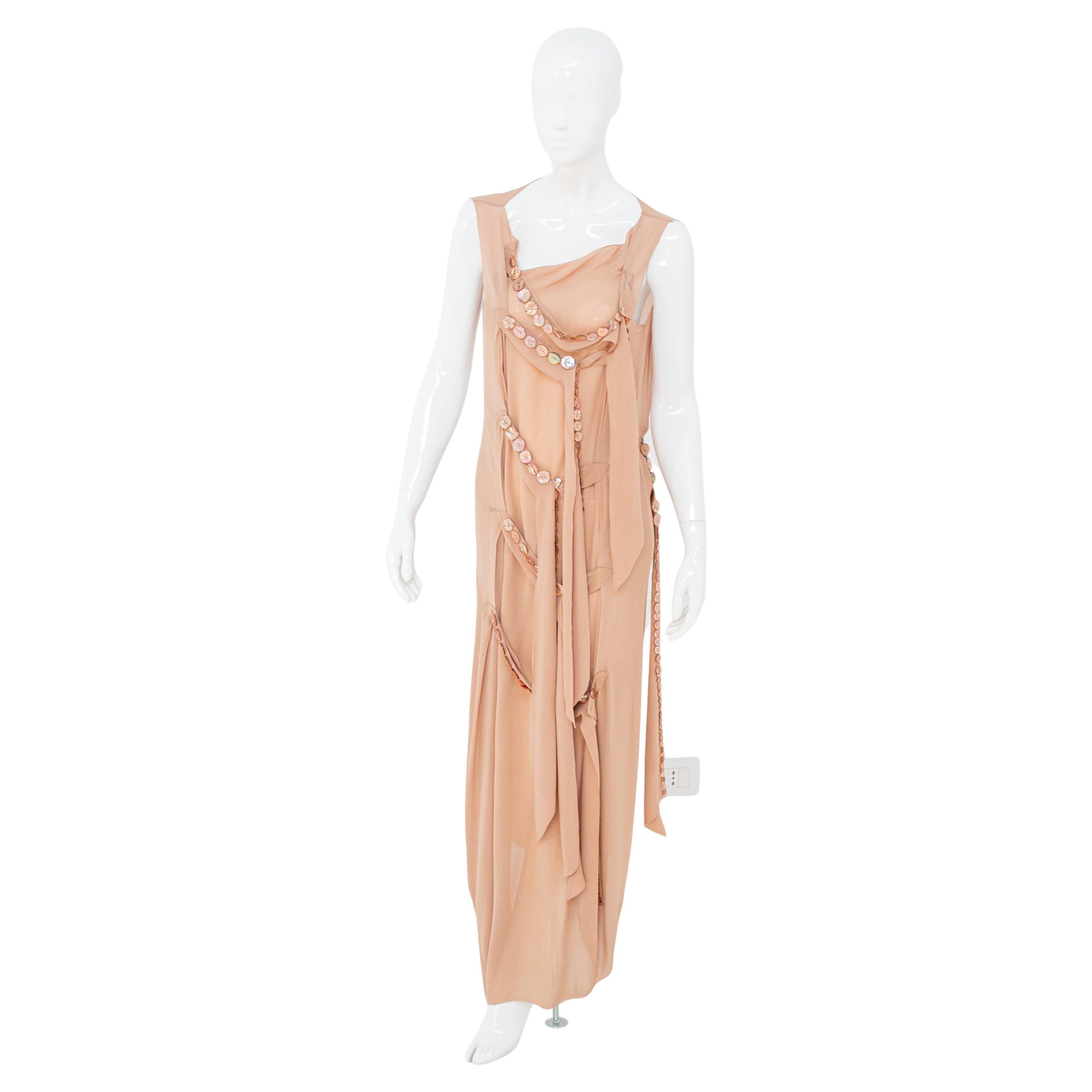 Jean Paul Gaultier Rare Evening Dress with Decorative Jewels For Sale