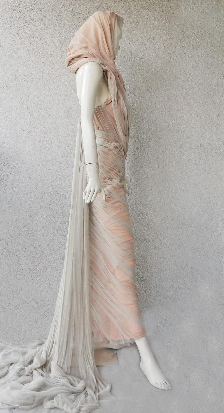 Jean Paul Gaultier Rare Runway Haute Couture Dreamy Diaphanous Diva Gown   NEW For Sale 3
