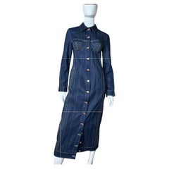 Jean Paul Gaultier rare Denim suit 1990/2000 en très bon état
