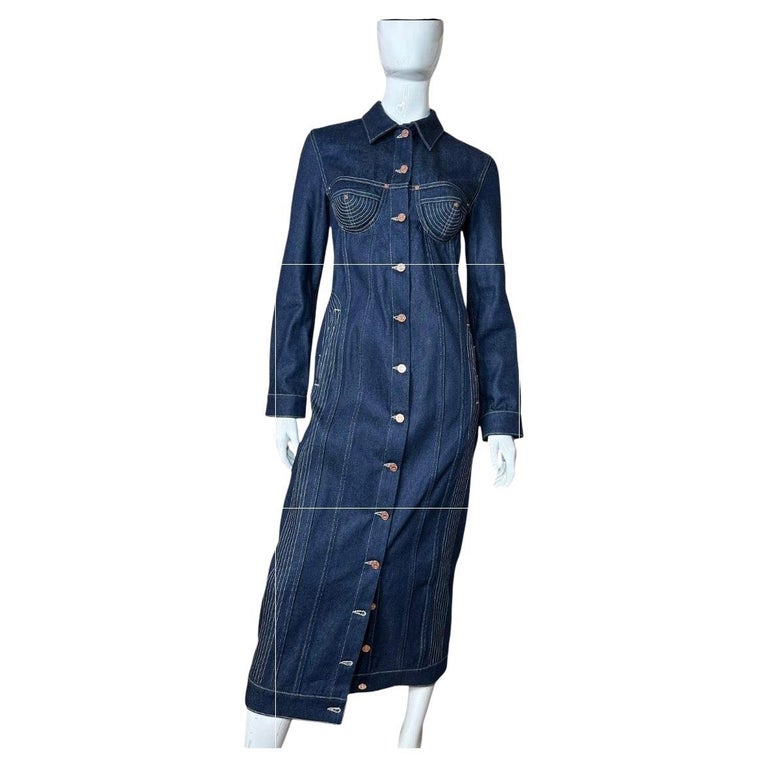 jean paul gaultier denim dress Jean Paul Gaultier - Jean Paul Gaultier