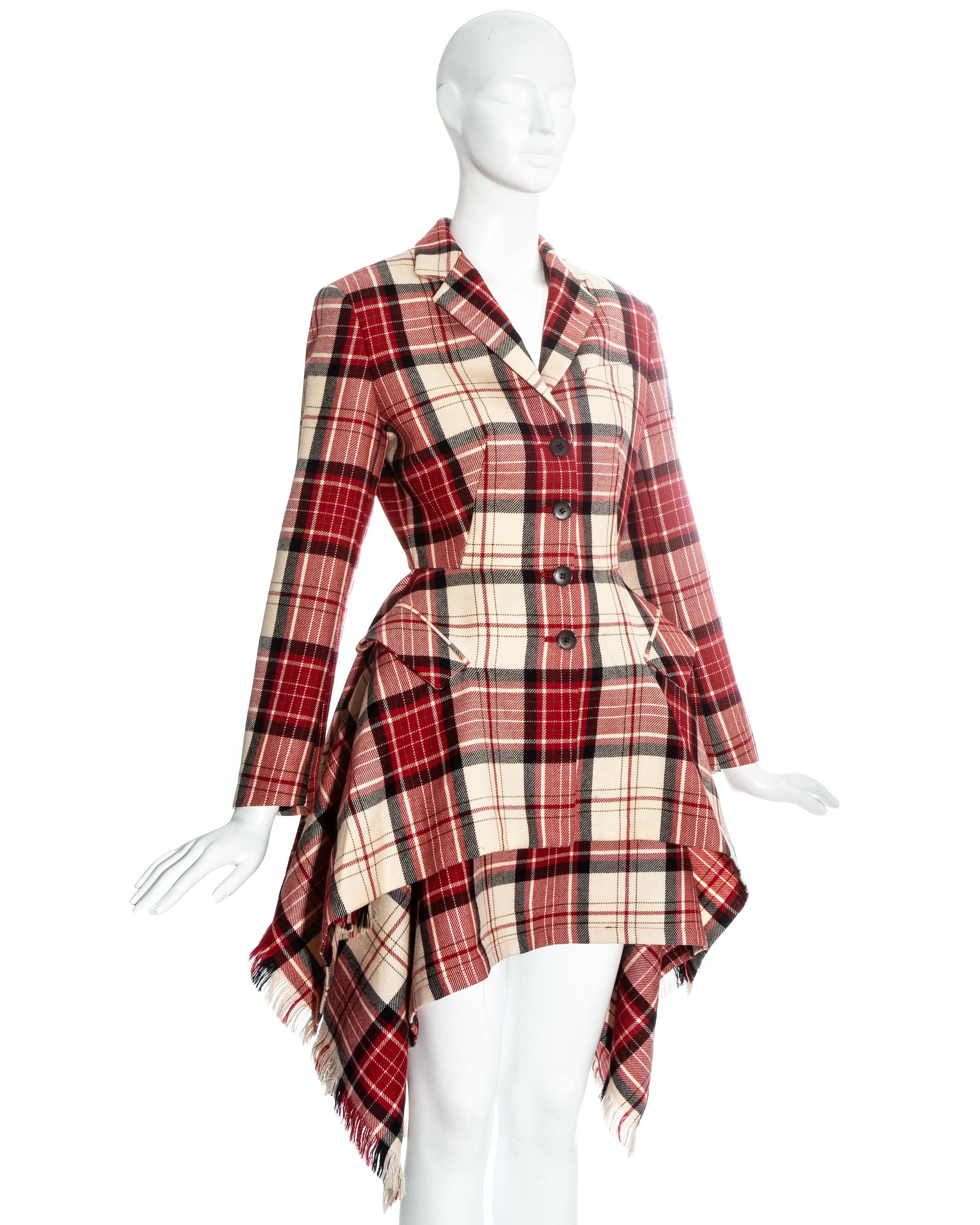 jean paul gaultier tartan skirt