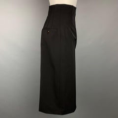 JEAN PAUL GAULTIER Reedition 1993/1994 Gonna a vita alta in lana/poliestere taglia 8