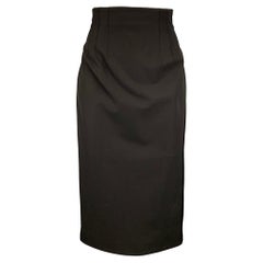 JEAN PAUL GAULTIER Reedición 1993/1994 Talla 8 Falda de cintura alta de lana/poliéster