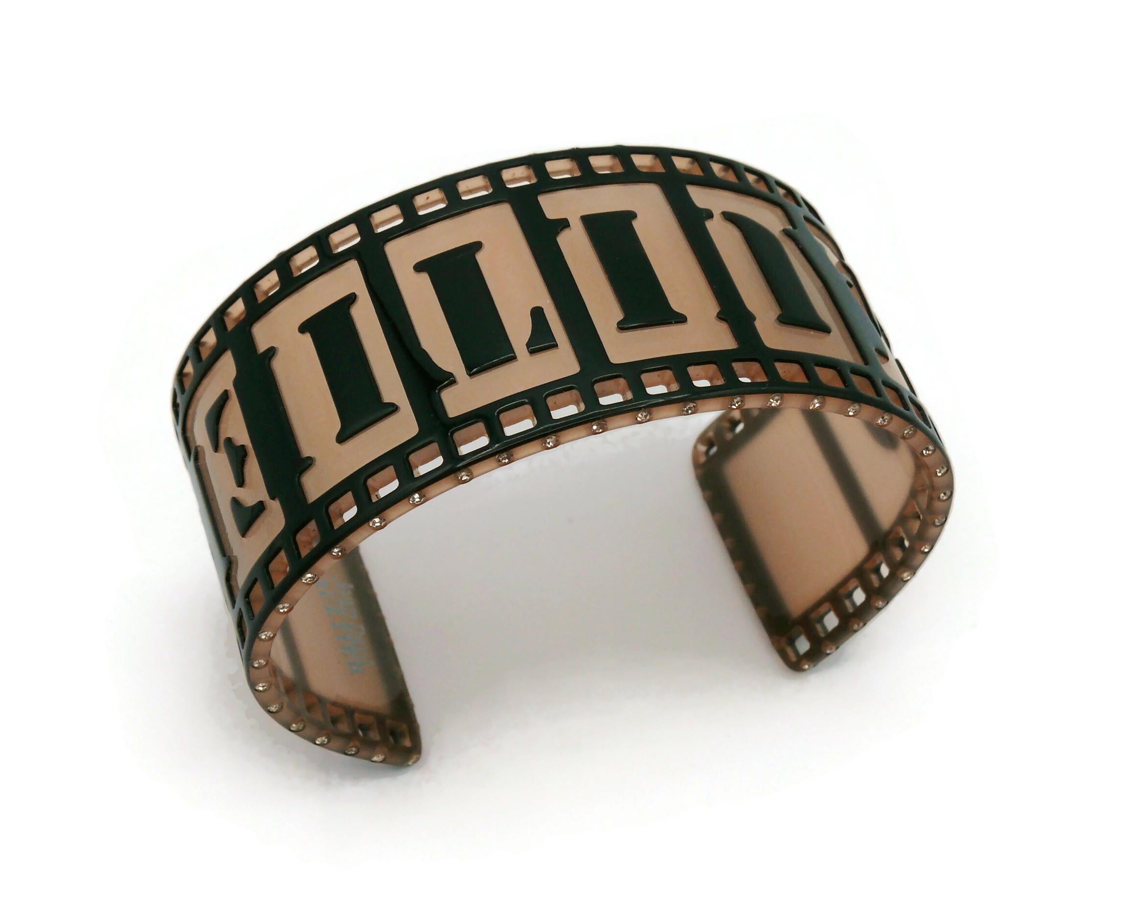 JEAN PAUL GAULTIER Resin Movie Film Strip Bracelet For Sale 4