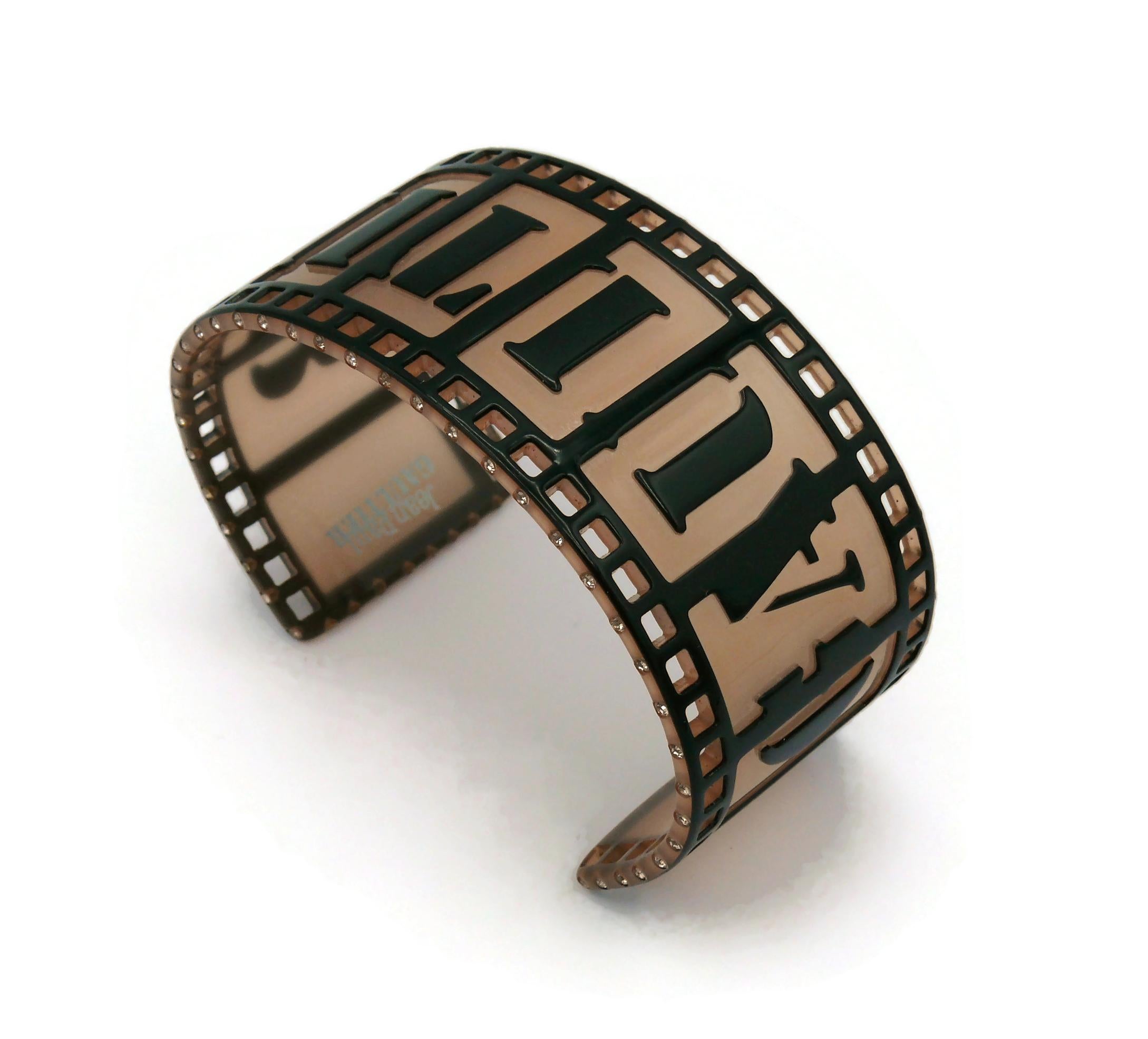 JEAN PAUL GAULTIER Resin Movie Film Strip Bracelet For Sale 5