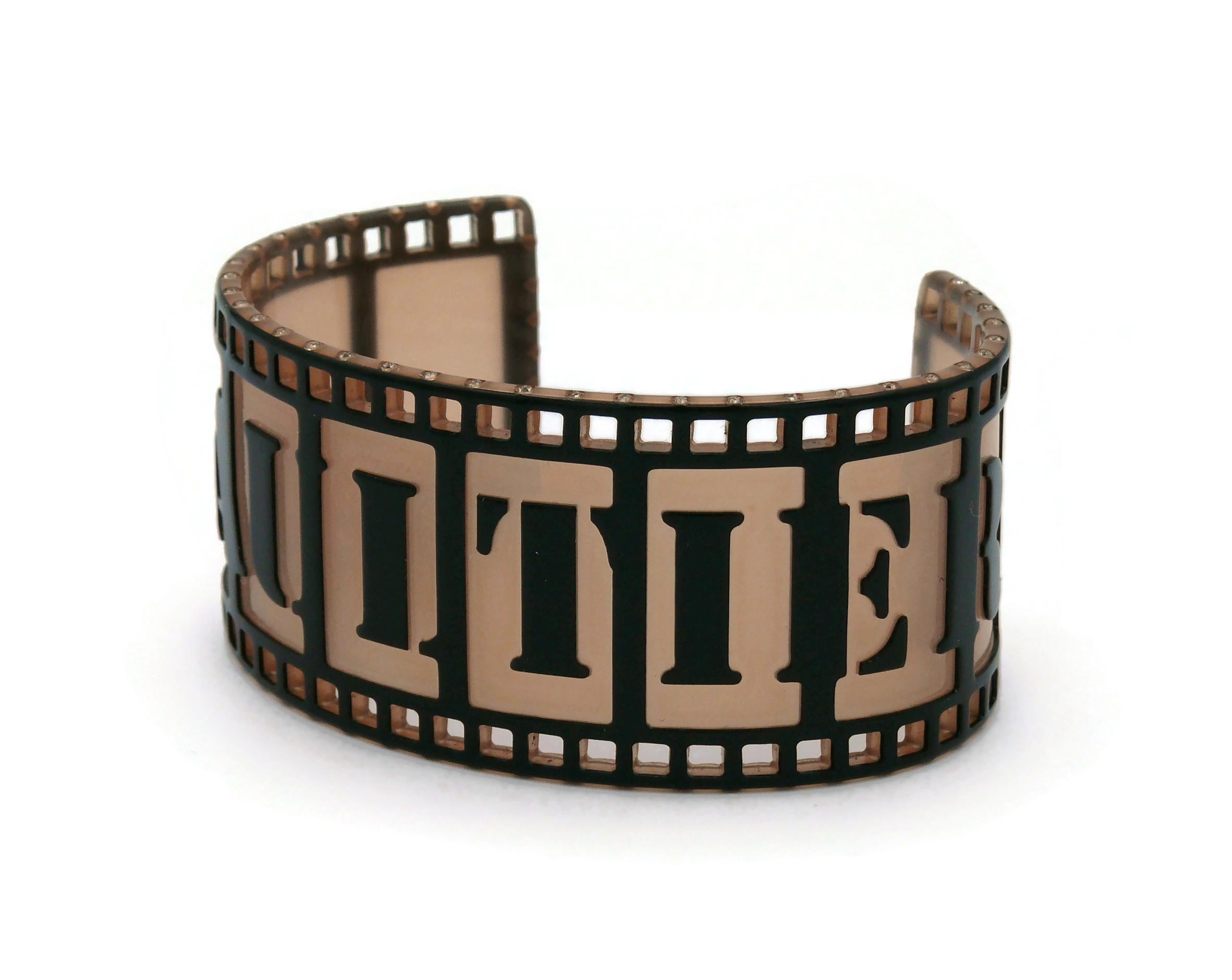 JEAN PAUL GAULTIER Resin Movie Film Strip Bracelet In Good Condition For Sale In Nice, FR