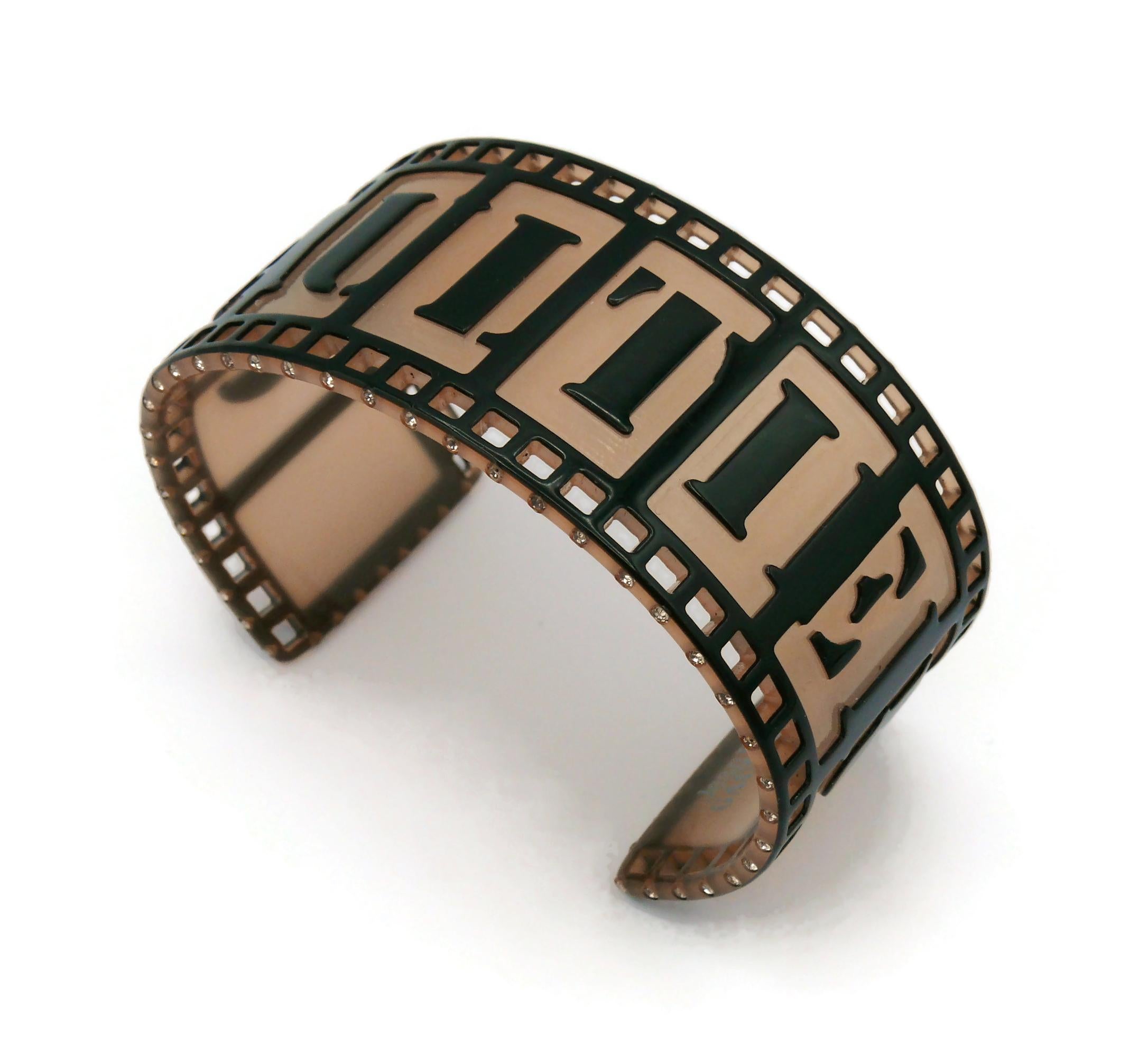 JEAN PAUL GAULTIER Resin Movie Film Strip Bracelet For Sale 3