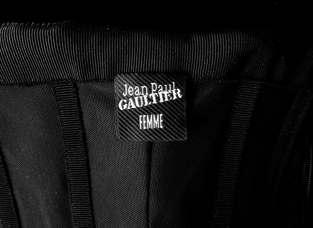Jean Paul Gaultier Runway 2 in 1 Entrance Gown + Reversible Evening Coat  See! For Sale 4