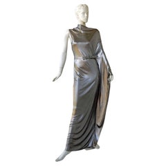 Jean Paul Gaultier Runway Asymmetric Toga Long Dress Gown    New!
