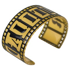 Bracciale in resina giallo e nero Jean Paul Gaultier Runway Jean Paul Gaultier Jeans