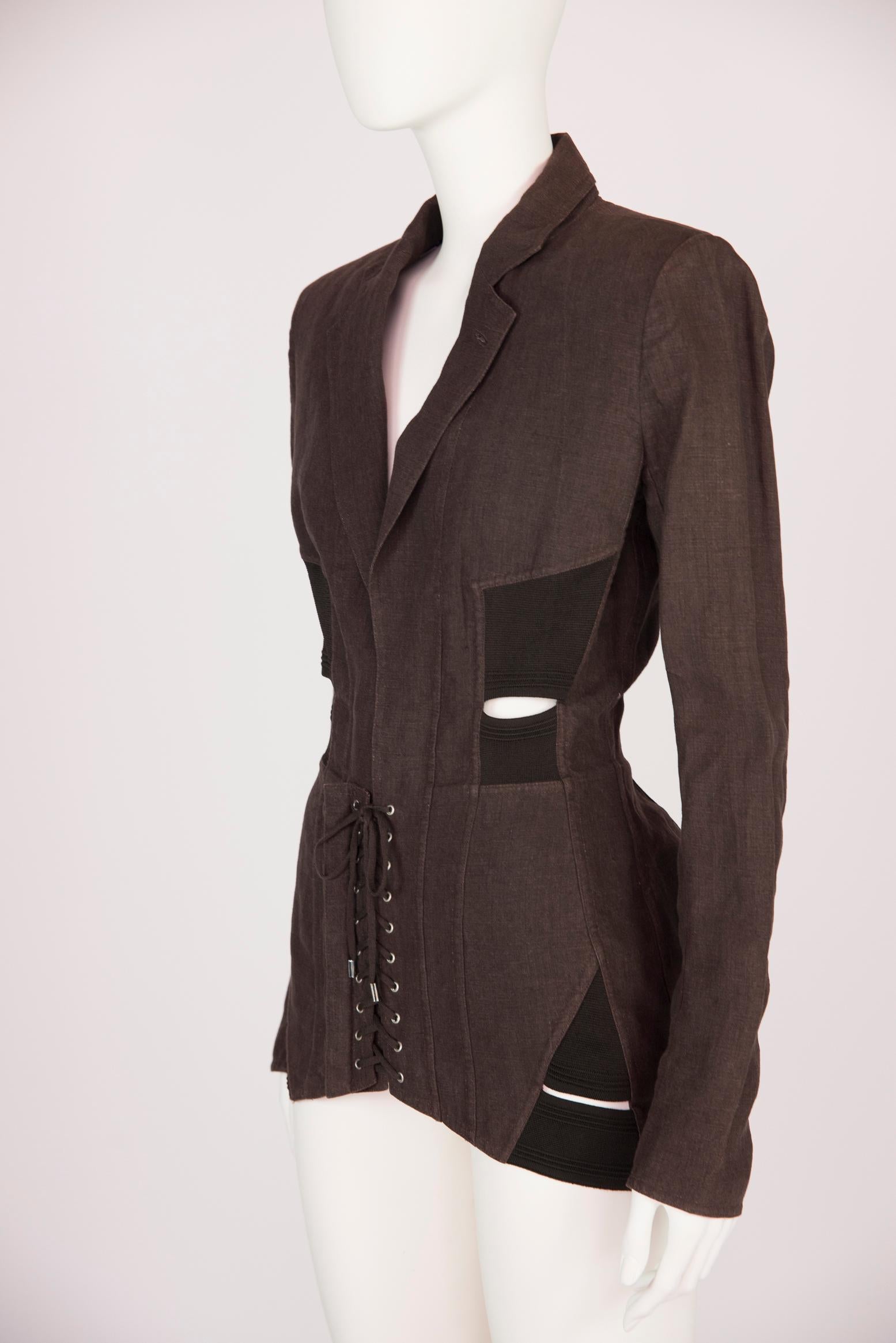 Jean Paul Gaultier Runway Corset Blazer Jacket, Spring-Summer 2004 3