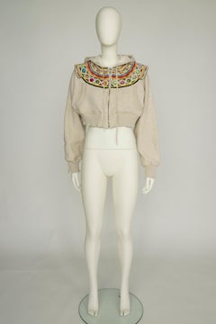 Jean Paul Gaultier Runway Cropped Hoodie Jacket, Fall-Winter 2010