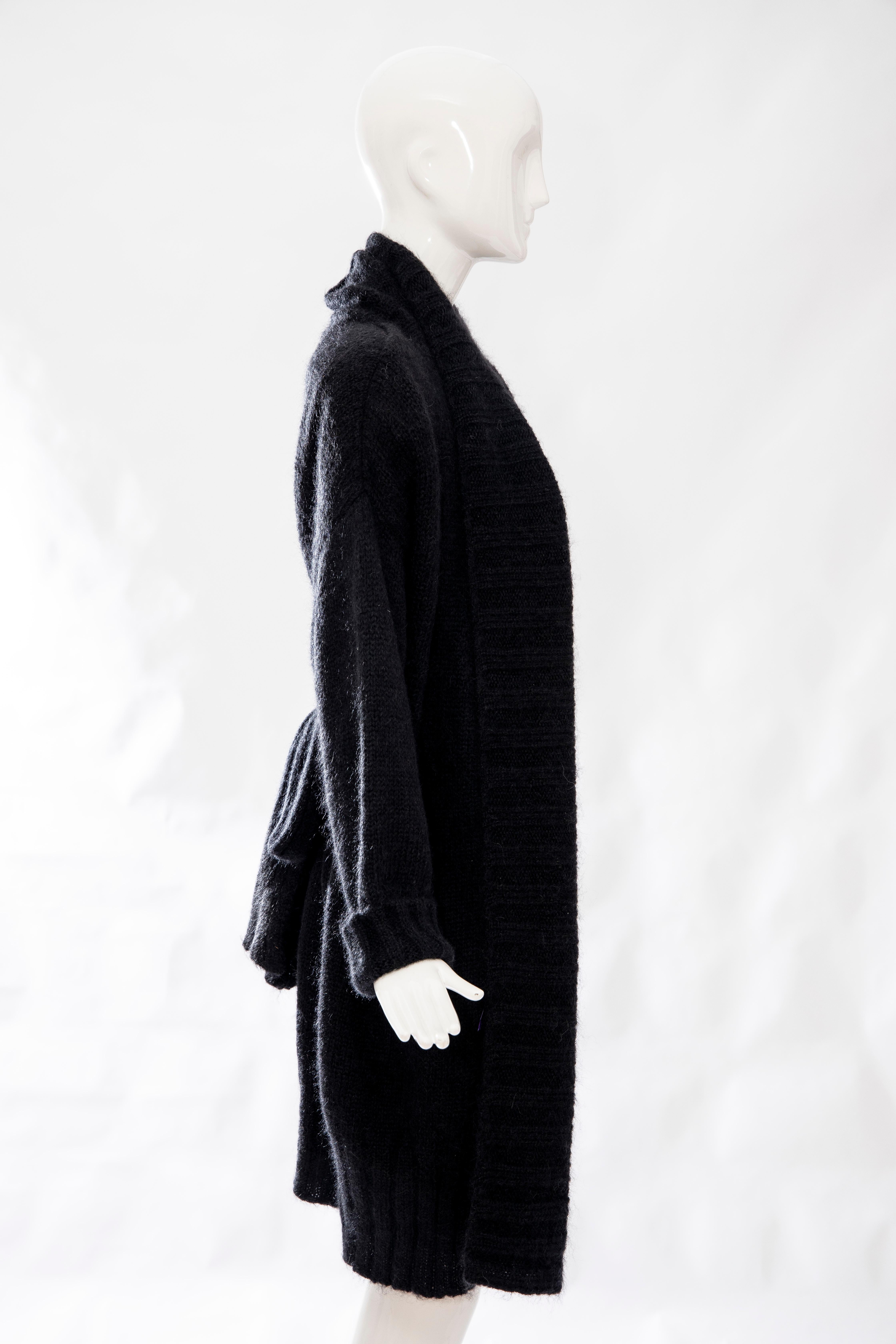 Jean Paul Gaultier Runway Mohair Knit Appliquéd Coins Sweater Dress , Fall 2010 For Sale 2