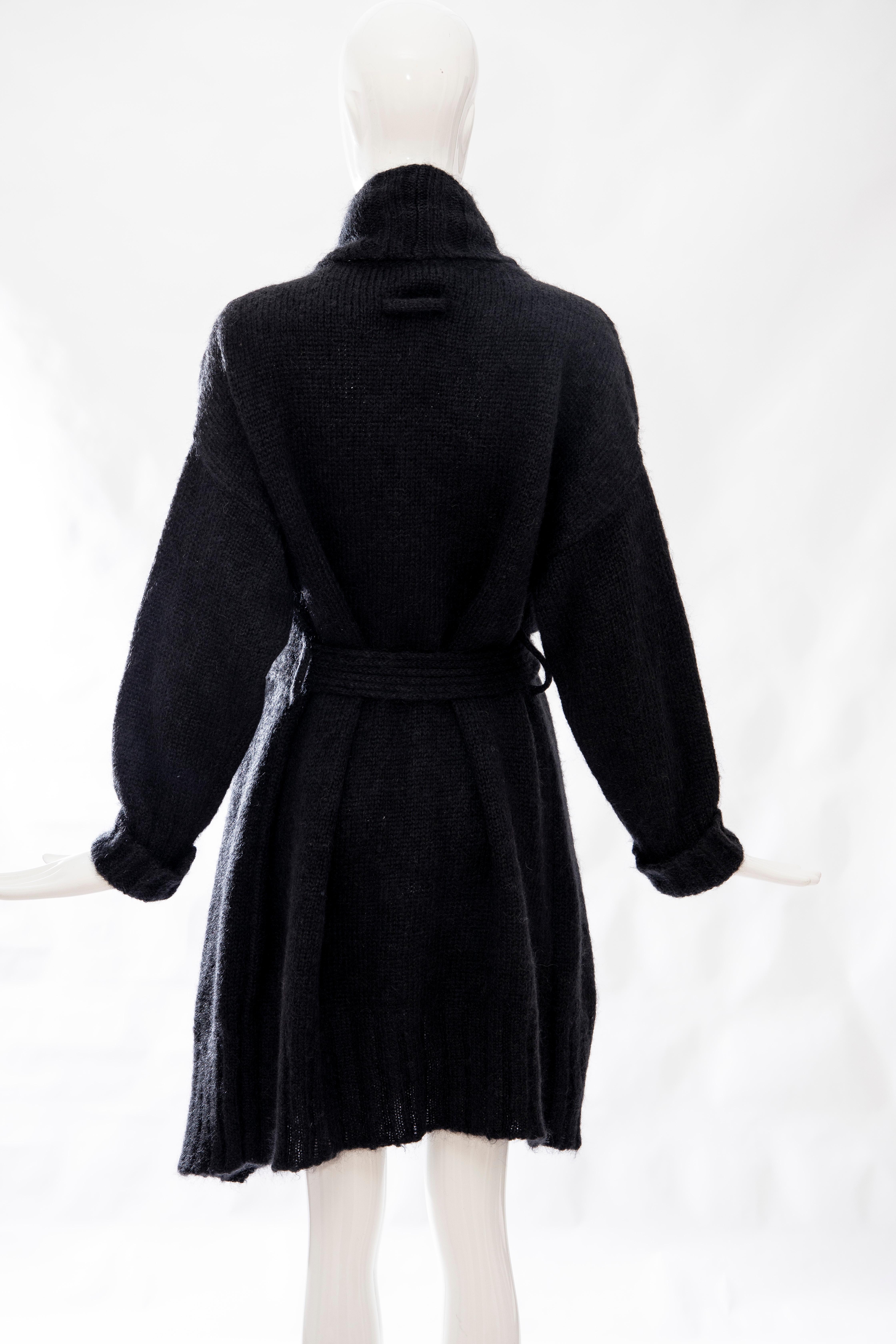 Jean Paul Gaultier Runway Mohair Knit Appliquéd Coins Sweater Dress , Fall 2010 For Sale 3