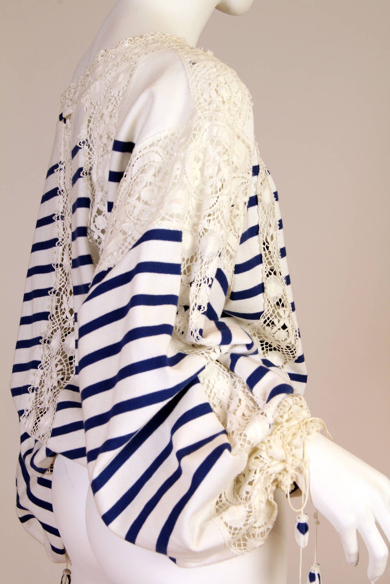 Jean Paul Gaultier Runway Sample Boho Sailor Blouse 1