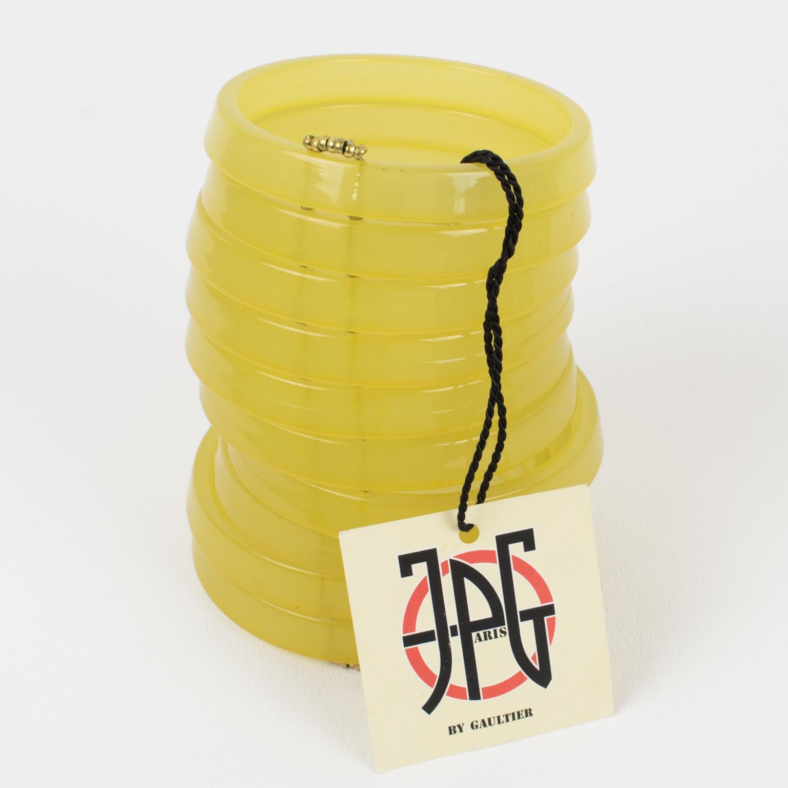 Moderno Jean Paul Gaultier Jeans, Collezione Couture 2010, Bracciale Bangle Extra-Largo in vendita