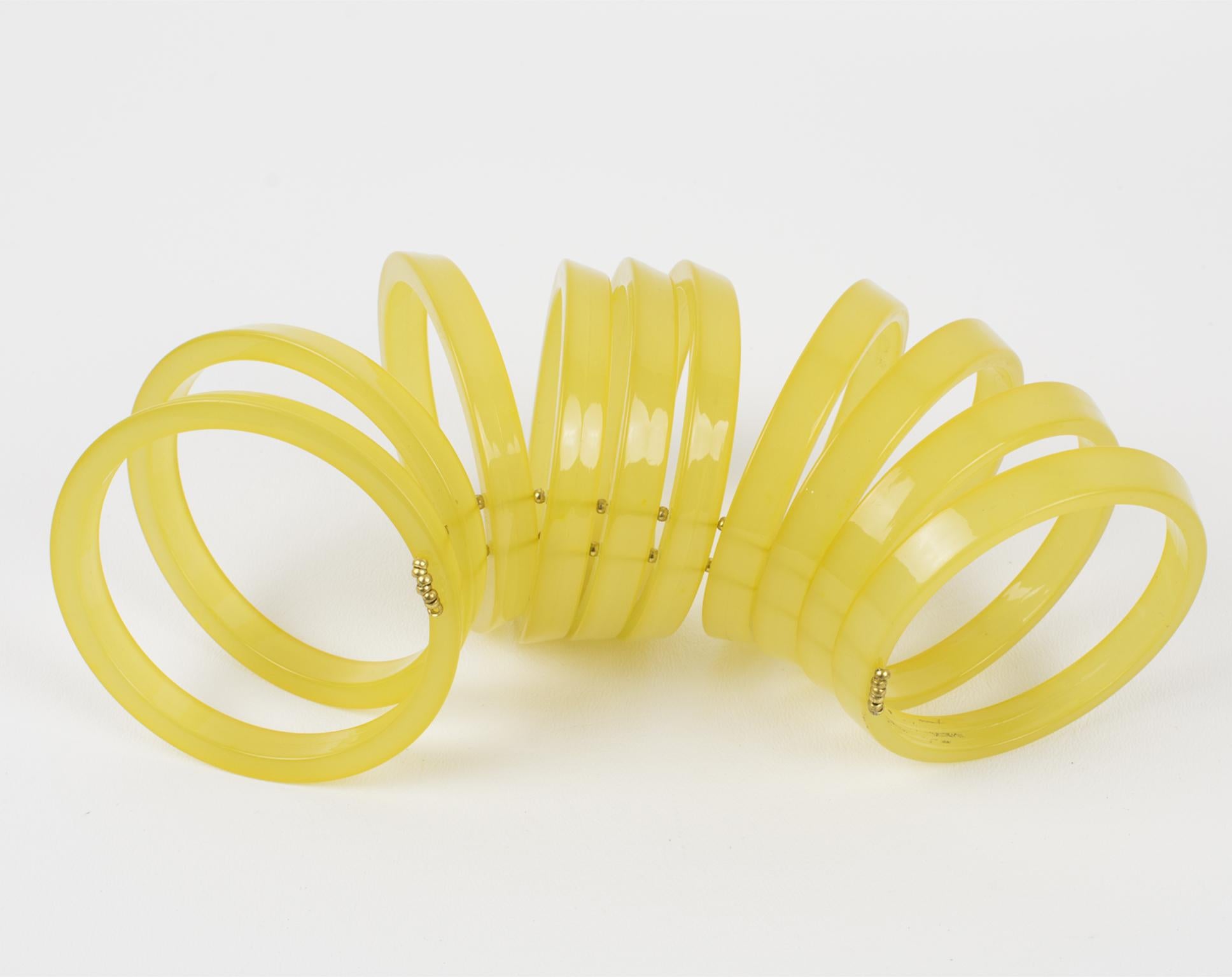 Jean Paul Gaultier Jeans, Collezione Couture 2010, Bracciale Bangle Extra-Largo in vendita 2