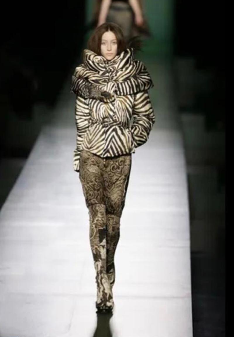 Jean Paul Gaultier Jeans - Leggings e canottiera Tatoo in passerella, Autunno-Inverno 2008 In condizioni buone a Geneva, CH
