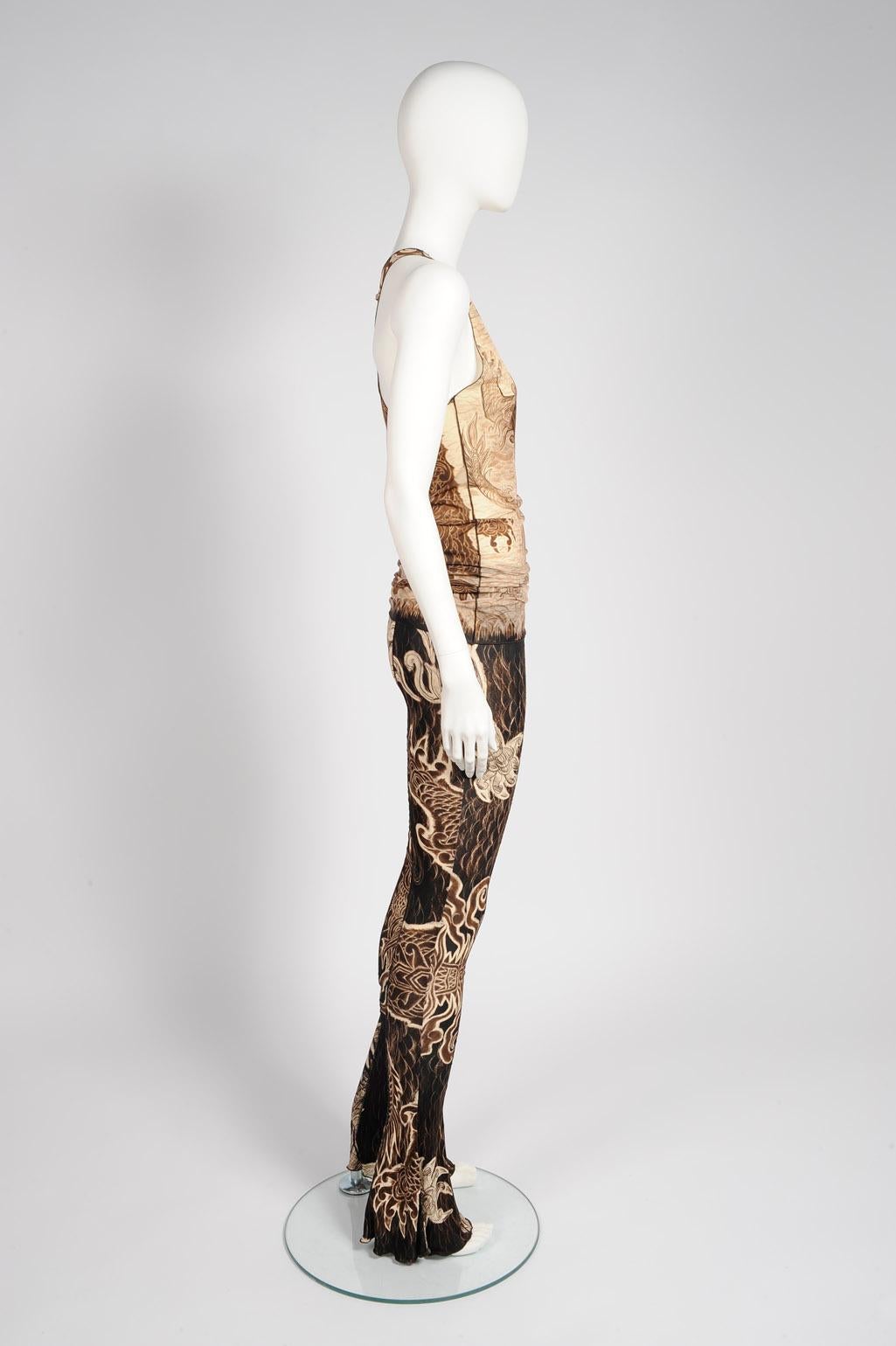 Jean Paul Gaultier Jeans - Leggings e canottiera Tatoo in passerella, Autunno-Inverno 2008 6
