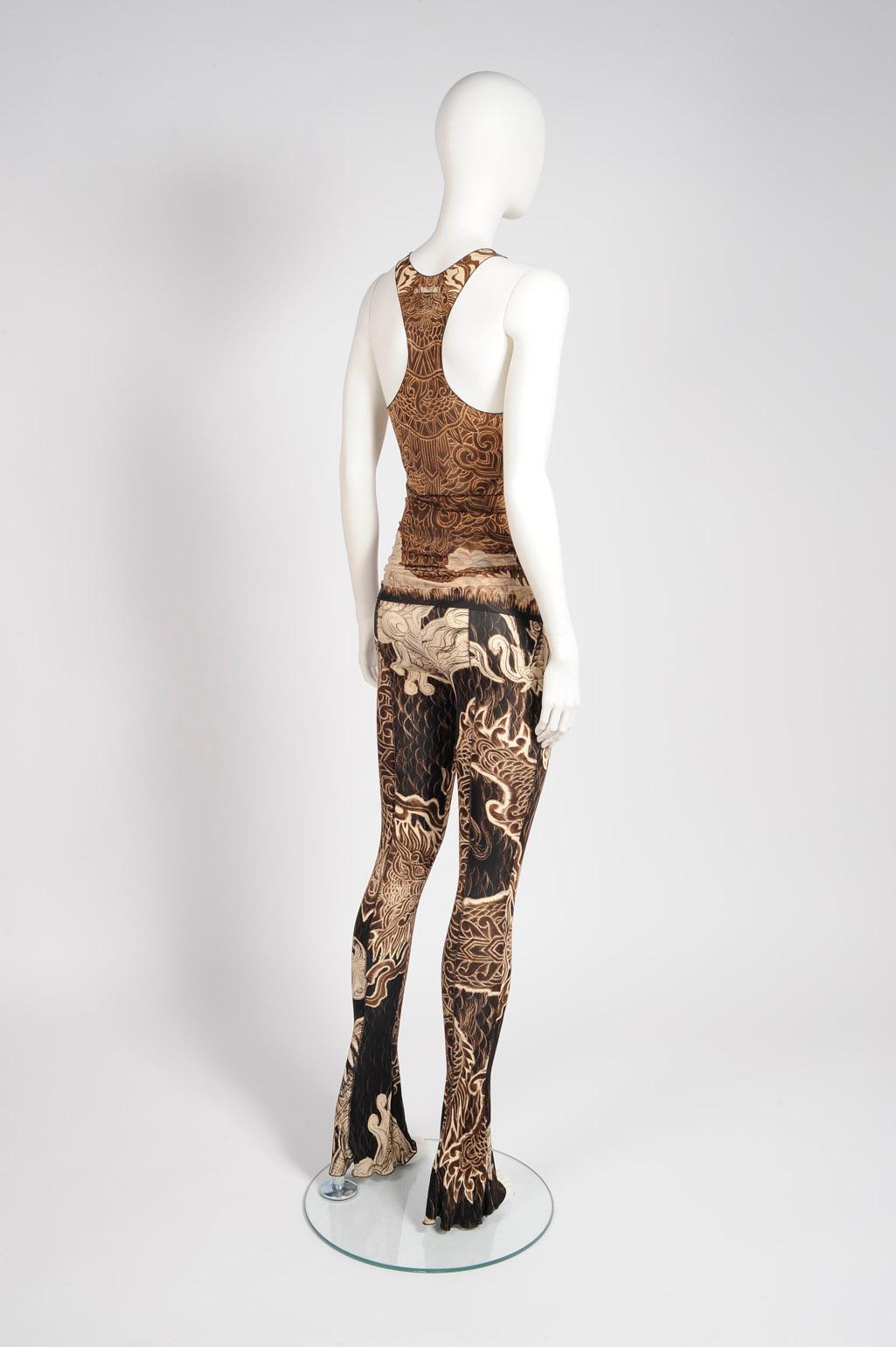 Jean Paul Gaultier Jeans - Leggings e canottiera Tatoo in passerella, Autunno-Inverno 2008 8