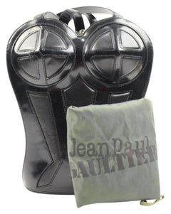 Jean-Paul Gaultier Runway Torso Corset 14jpga620 Black Patent Leather Backpack