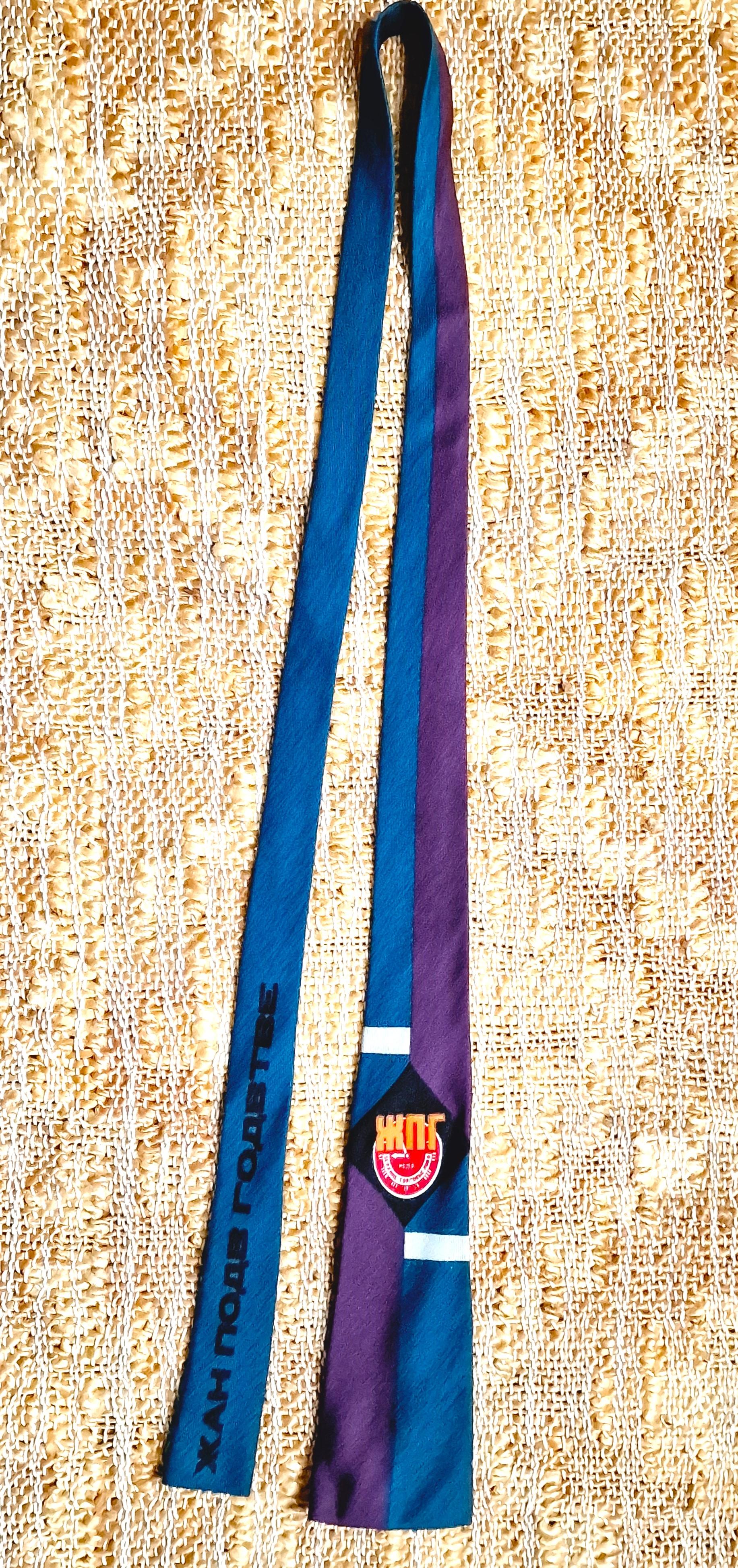 Women's or Men's Jean Paul Gaultier Russian Constructivist 1986 1987 AW Equator Vintage Men Tie 