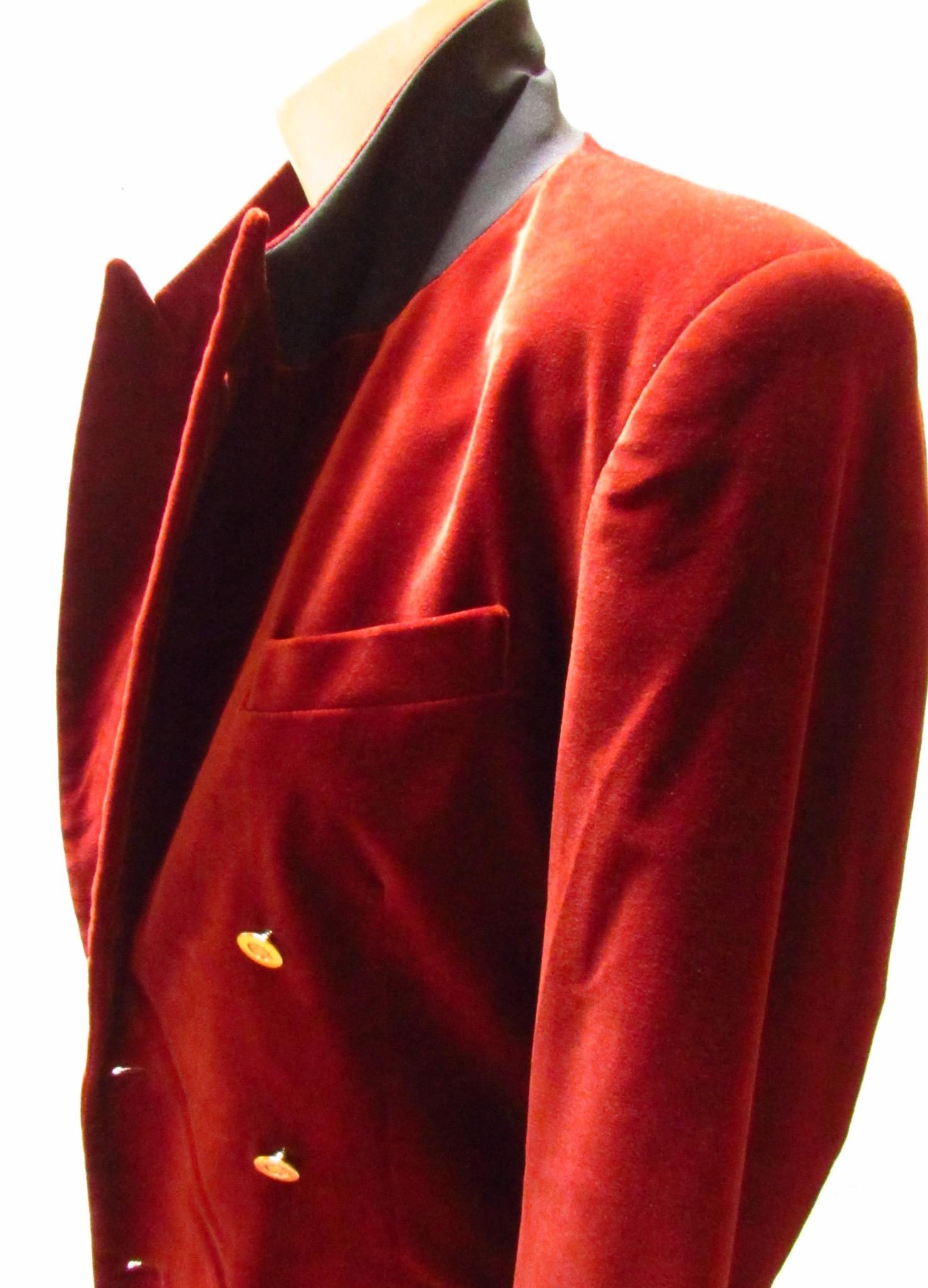 rust color blazer