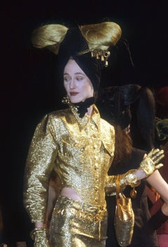Jean Paul Gaultier S/S 1989 Gold Lame Jacket