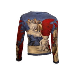 Jean Paul Gaultier S/S 1995 Jean Fouquet Paint Print