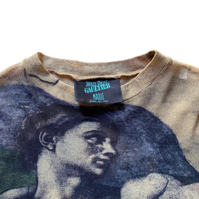 Tee Shirt Vintage Jean Paul Gaultier 1995 - Taille S - Multicouleur - Excellent État
