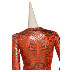 JEAN PAUL GAULTIER S/S 1996 Cyberbaba tattoo print ensemble