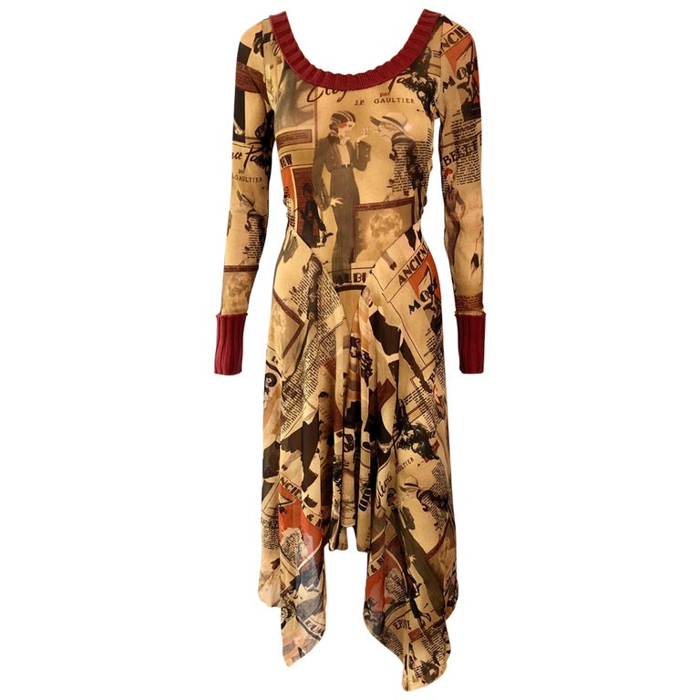 chinese dress ladies Jean Paul Gaultier Dress Black