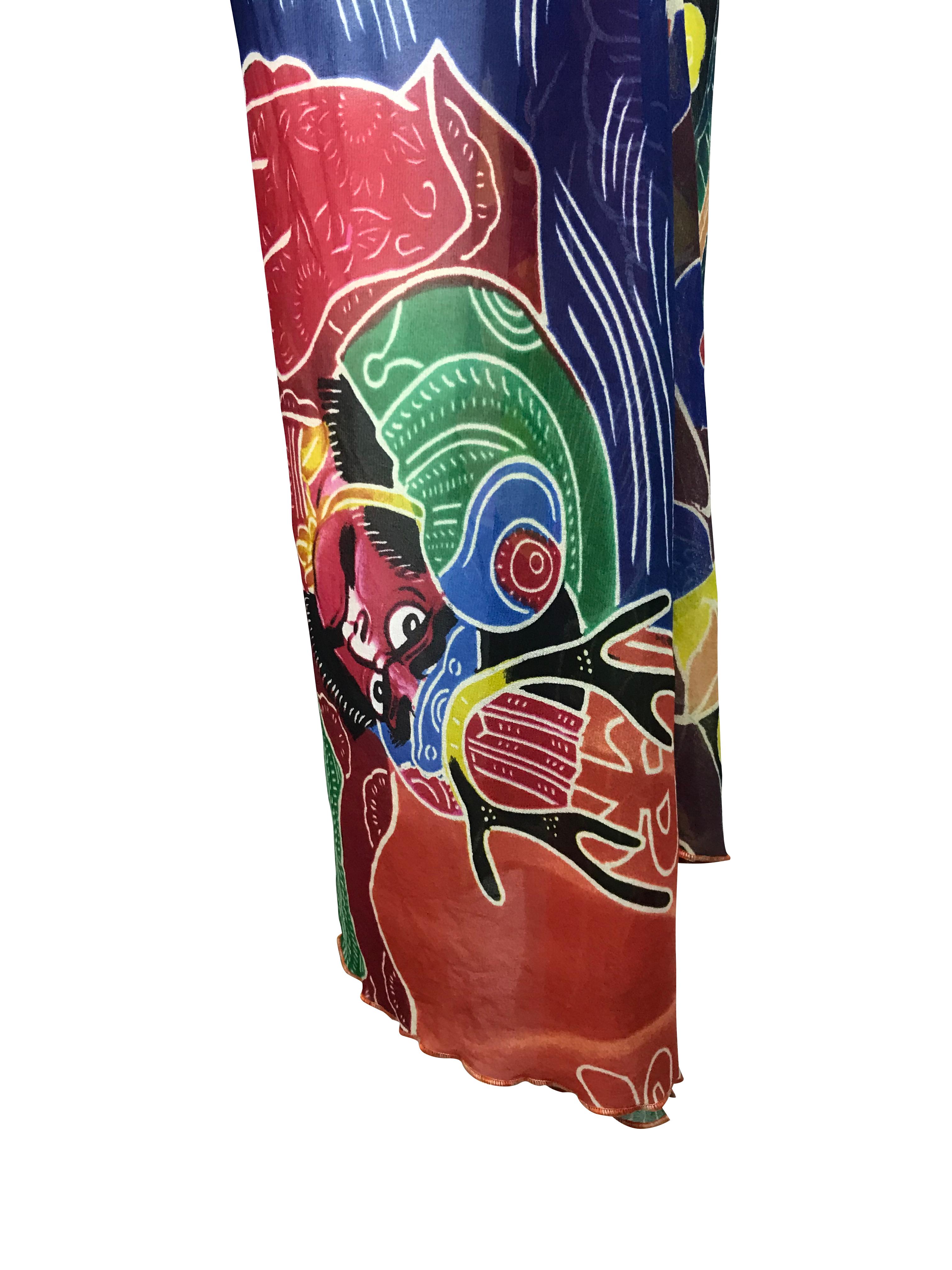 JEAN PAUL GAULTIER S/s 1999 Japanese Kabuki Samurai Mesh Set en vente 9